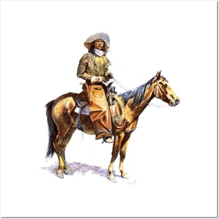 Arizona Cowboy by Frederic Remington Posters and Art